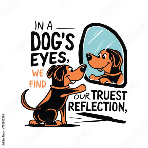 Dogs T Shirt Design vector template. Dog quotes typography for t-shirts design