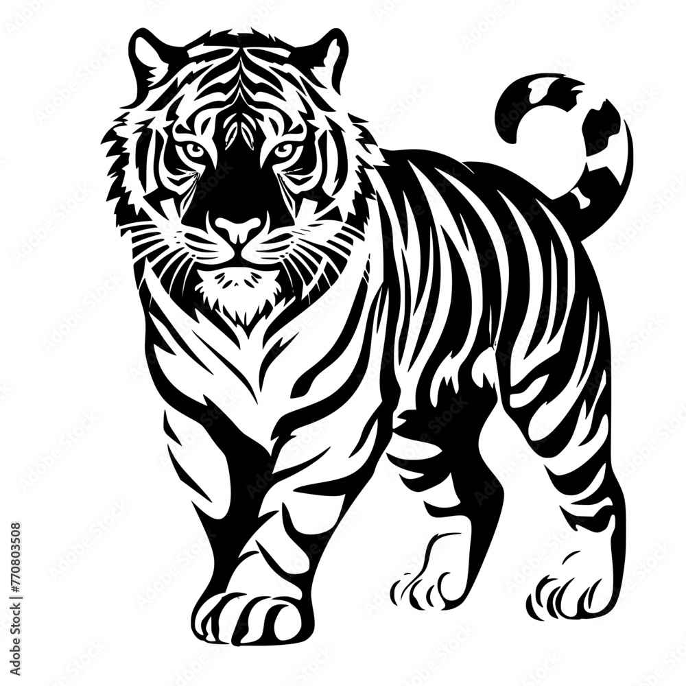 Fototapeta premium tiger illustration