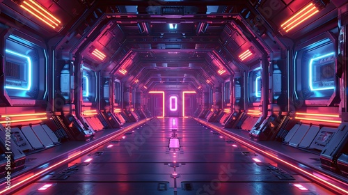 technology theme wallpaper. cyberpunk wallpaper. futuristic digital wallpaper. urban city wallpaper. Modern urban wallpaper. neon light wallpaper. 