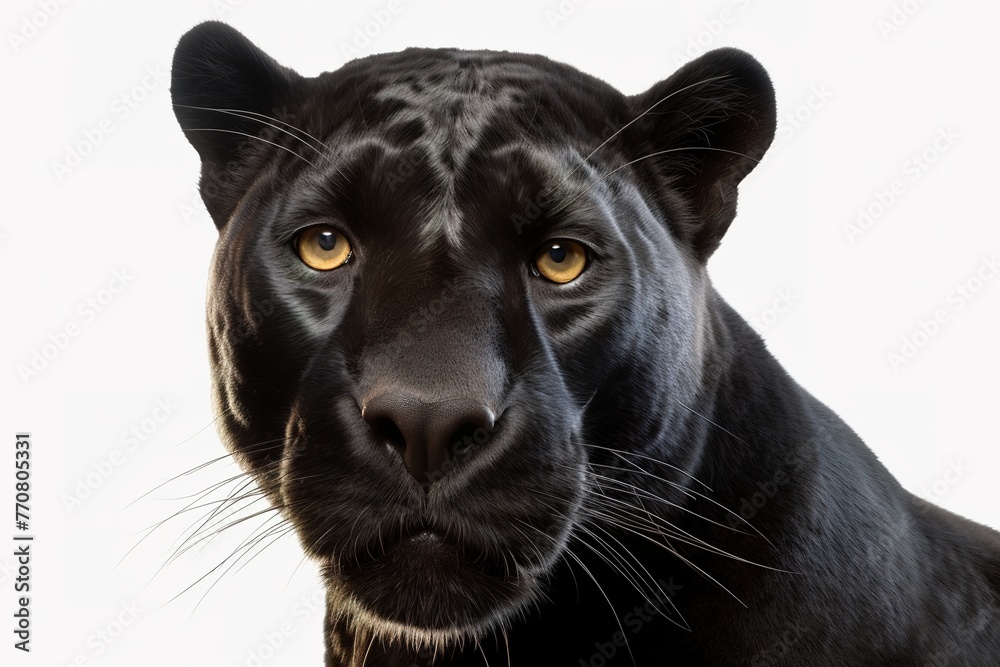 Black Panther on Clean White