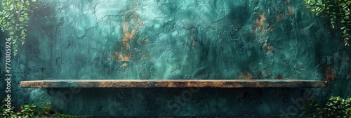 Empty Table On Khaki Green Texture  Background HD  Illustrations