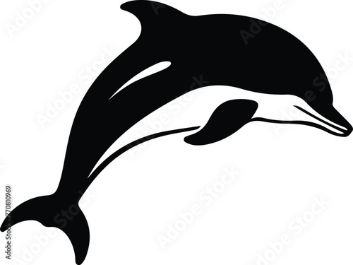 dolphin bottlenose silhouette