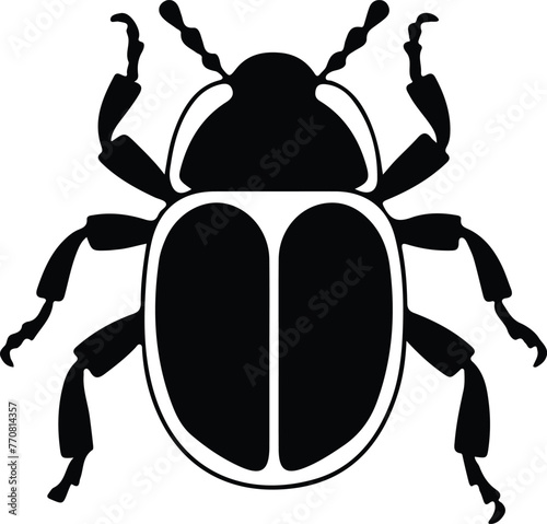 dung beetle silhouette