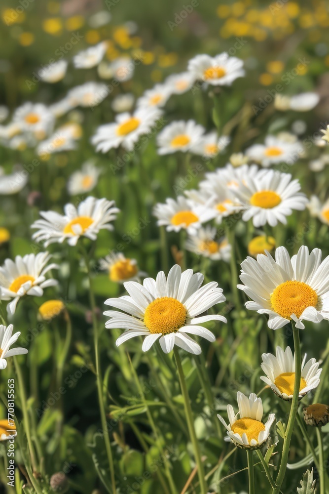 Beautiful bouquet of daisies close-up Beautiful bouquet of daisies close-up
