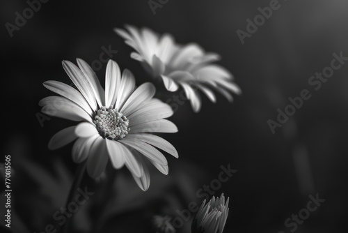 Beautiful bouquet of daisies close-up