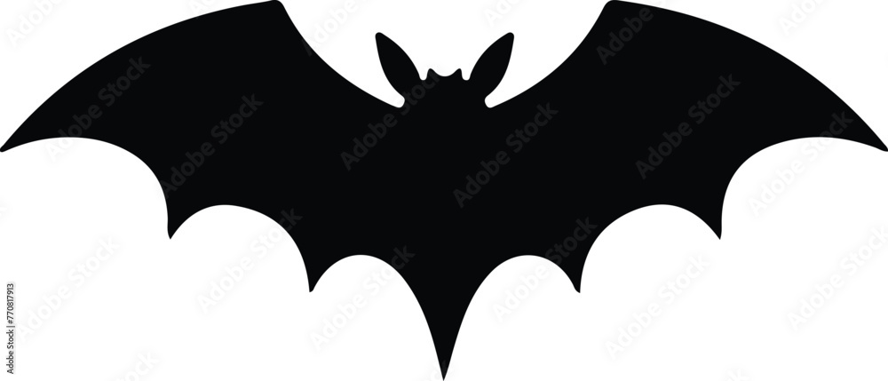 fruit bat silhouette