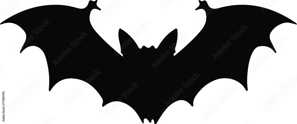 fruit bat silhouette