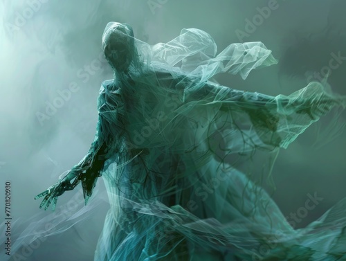 Banshee in a diaphanous suit, a ghostly envoy of market caution