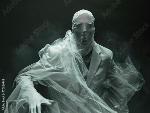 Banshee in a diaphanous suit, a ghostly envoy of market caution
