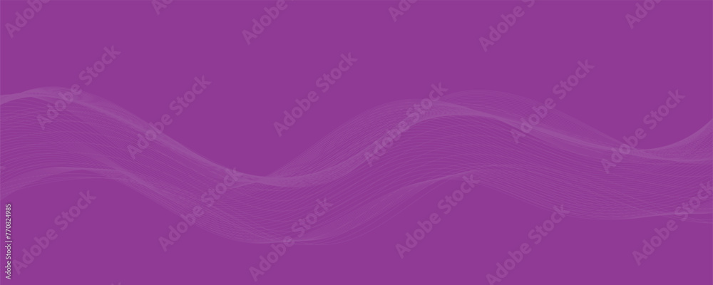 Purple background with flowing wave lines. Futuristic technology concept. Vector illustration Purple background with flowing wave lines. Futuristic technology concept. Vector illustration