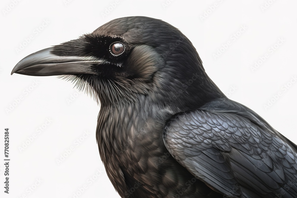 Fototapeta premium Captivating Crow Portrait