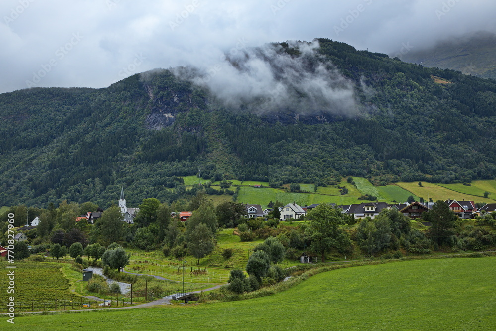 Landscape at Hopperstad in Norway, Europe
Landscape at Hopperstad in Norway, Europe