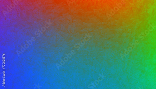 Grunge Fusion Vibrant Background with Blue  Orange  Red  and Black Noise Texture Gradient for Banner and Poster Design