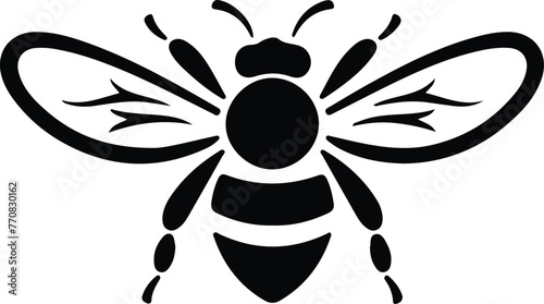 honey bee silhouette