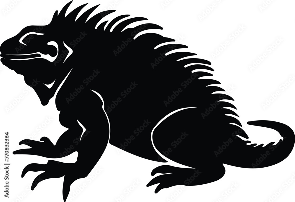 iguana silhouette