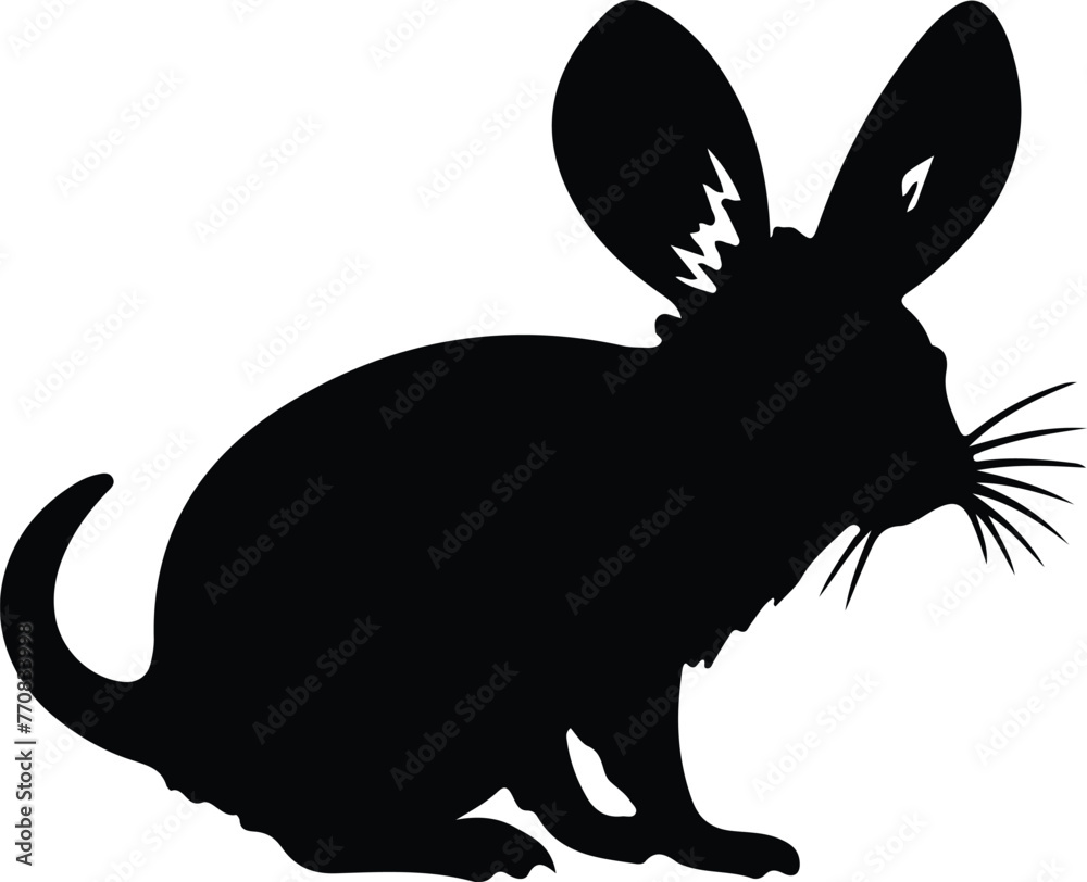 Obraz premium jerboa silhouette