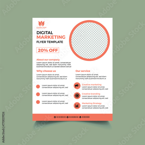 Professional corporate flyer template