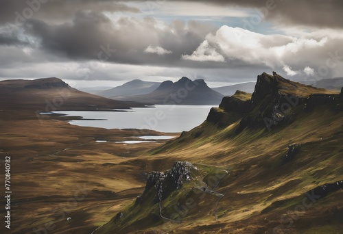 A view of the Isle of Skye in Scotland