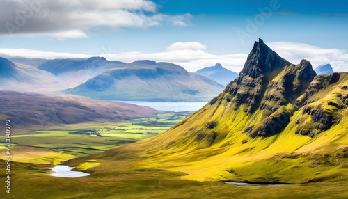 A view of the Isle of Skye in Scotland