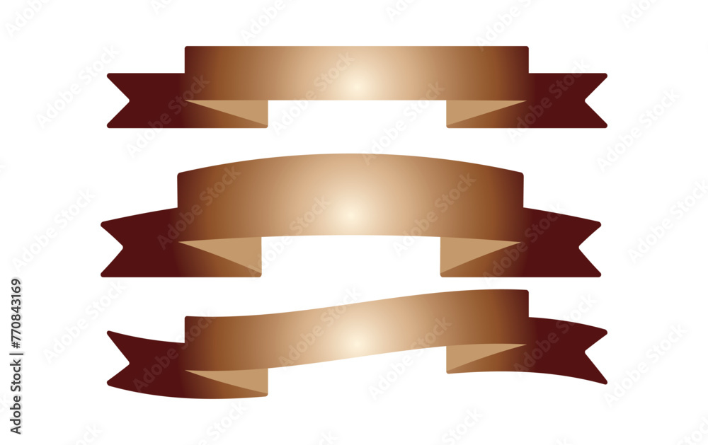 Ribon Silhouette. Ribon vector illustration. Ribon Silhouette. Ribon vector illustration.