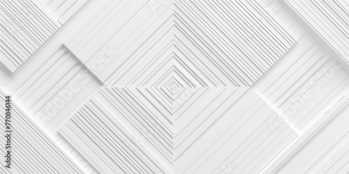 Simple white pattern with thin lines, diamond shapes, and linear designs, creating an elegant and sophisticated background Generative AI