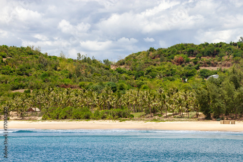 Beautiful Labdscape Of Tripical Beach In Phu Yen Province, Vietnam.