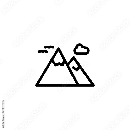 Simple set of travel icons in trendy monoline style. Modern vector symbol, isolated on white background. Linear pictogram pack. Collection of line icons for web apps and mobile concepts.