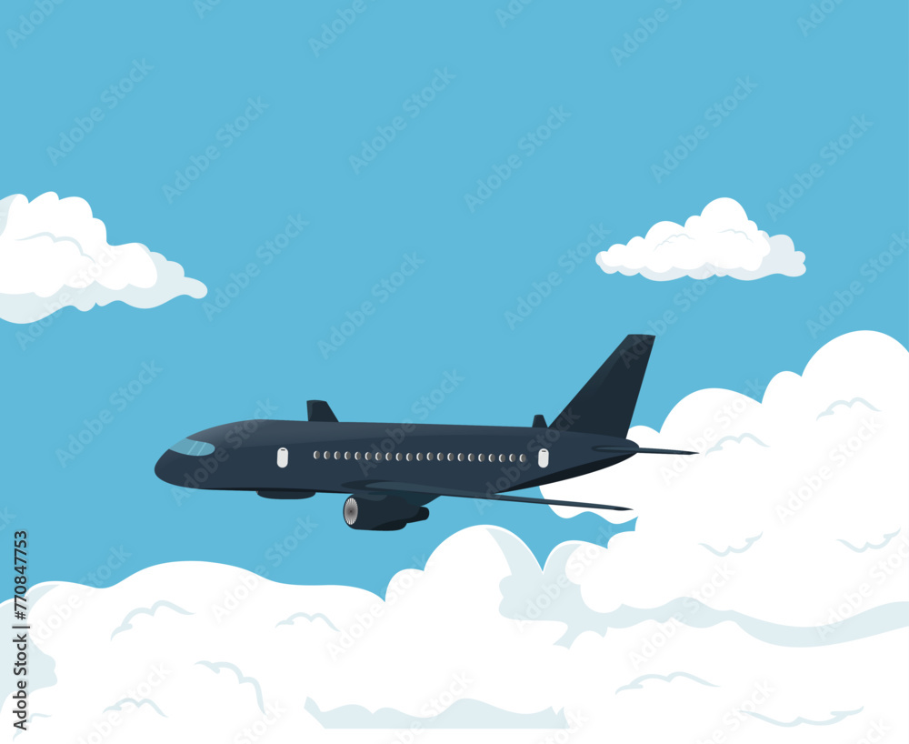Airport building and airplanes on runway. Travel and tourism illustration design. Airport building and airplanes on runway.
