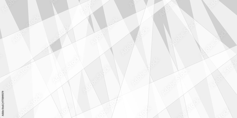 Abstract background with white and gray and geometric style with simple lines and corners, polygons as background geometric style. Space design concept. Decorative web layout or poster, banner. Abstract background with white and gray and geometric style with simple lines and corners, polygons as background geometric style. Space design concept. Decorative web layout or poster, banner.