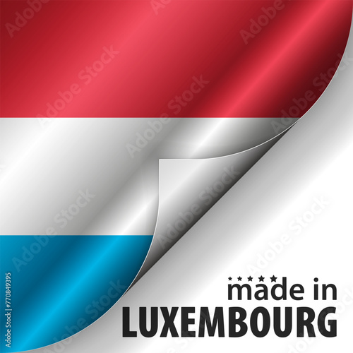 Made in Luxembourg graphic and label. Free Download Made in Luxembourg graphic and label. - GFXLoad