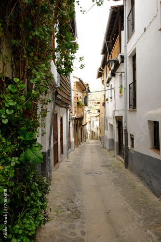 Fototapeta Naklejka Na Ścianę i Meble -  Jewish quarter in the town of Hervás, Cáceres, Cáceres.