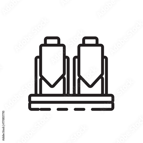 Beer Brewey Tank Line Icon