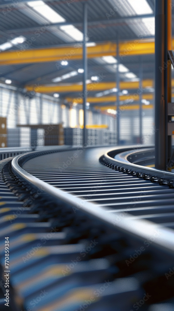 Conveyor belt system powered by AI Conveyor belt system powered by AI
