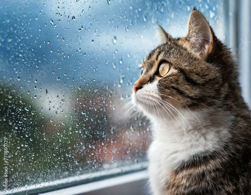 雨と猫のイメージ2