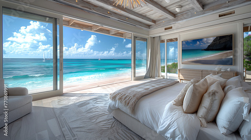 dream retreat in turks and caicos next to the ocean bedroom