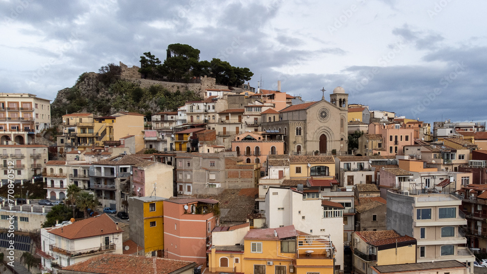 views from Castelmola, Sicily, Italy