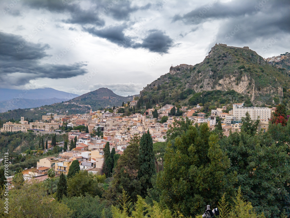 City of Taormina sicily italy