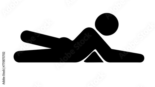 yoga pose Vector illustration