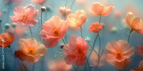 Close-up floral background