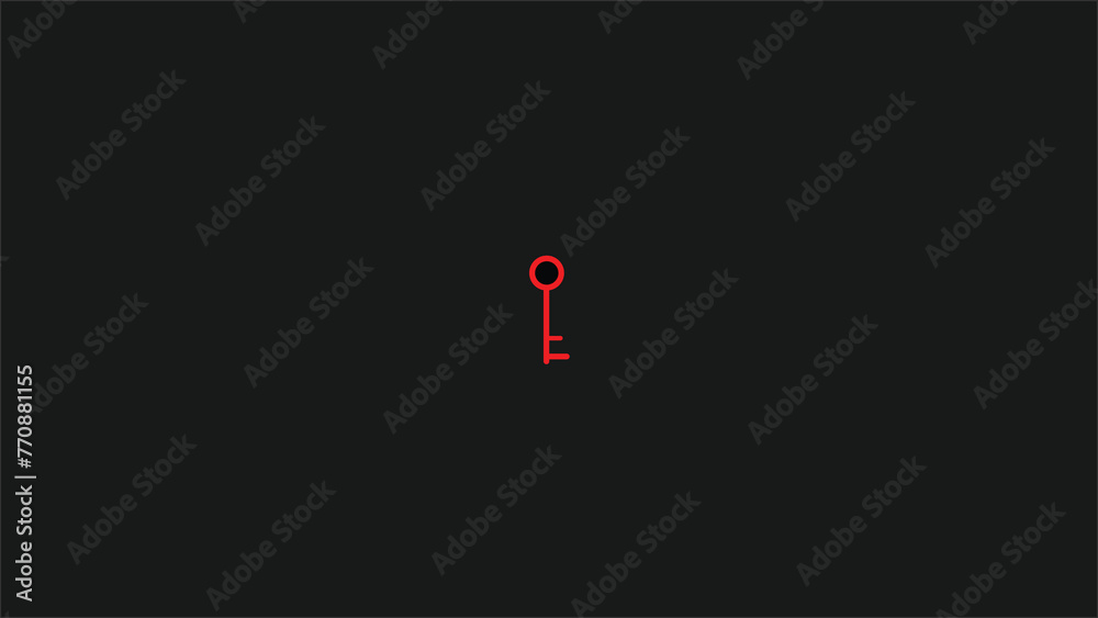 Key icon style illustration symbol. Key icon vector,key icon, vector illustration,