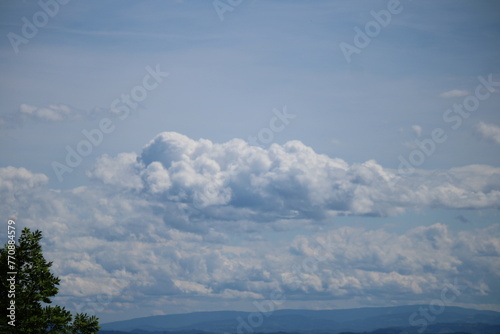 clouds over the sea