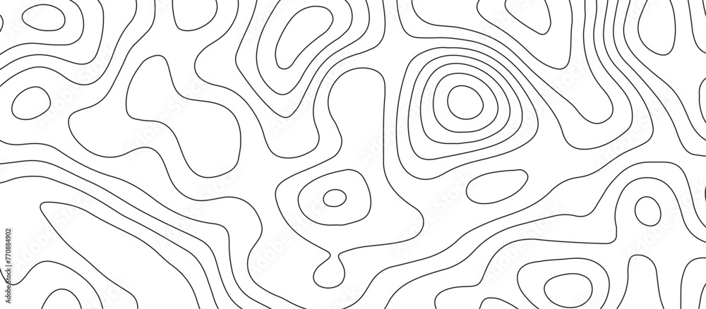 Abstract topographic map patterns, topography line map. The black on white contours topography stylized height of the lines. cotour map and line terrain path. Linear graphics. Vector illustration. Abstract topographic map patterns, topography line map. The black on white contours topography stylized height of the lines. cotour map and line terrain path. Linear graphics. Vector illustration.