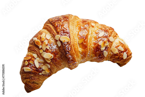 croissant isolated on transparent background