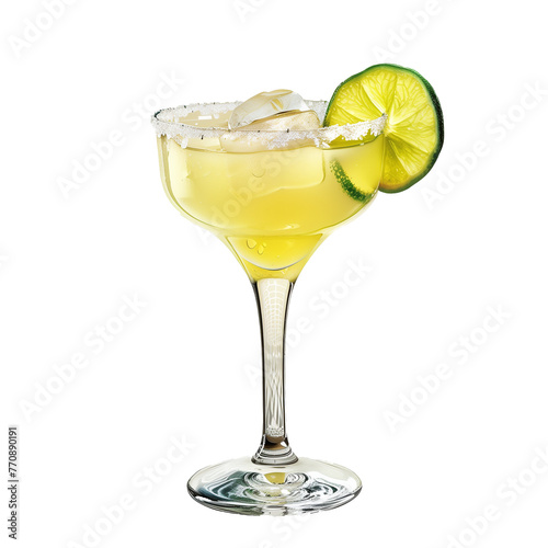 Wallpaper Mural Margarita cocktail isolated on a transparent background Torontodigital.ca