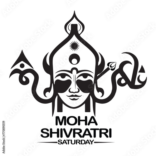 Maha Shivratri Greeting Traditional Design.eps