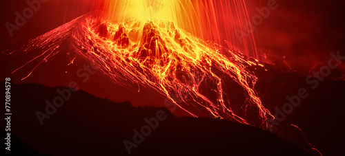 Stromboli Eruption photo