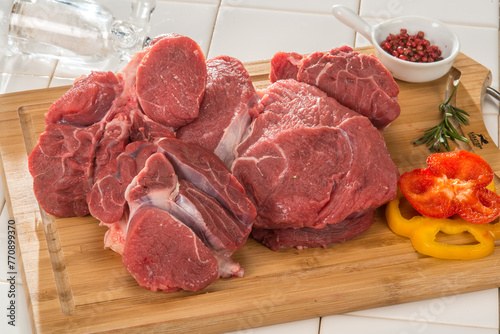 Boeuf jarret sans os bovine