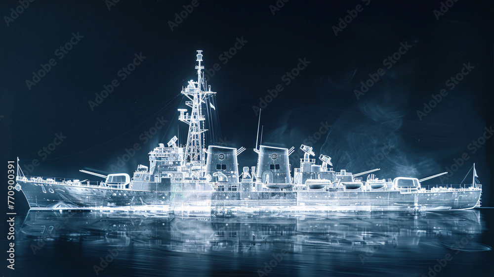 Warship Anatomy in X-ray Vision