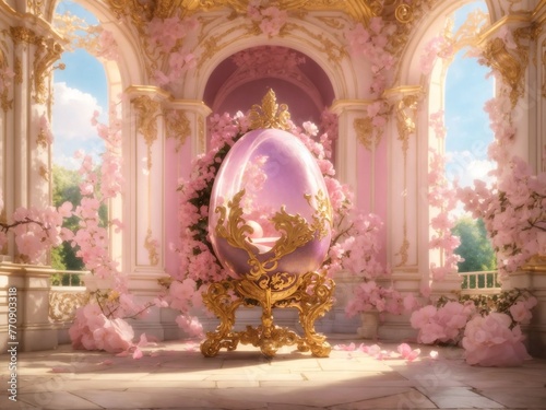 "Rococo Reverie: Enchanted Elegance in the Versailles Gardens"