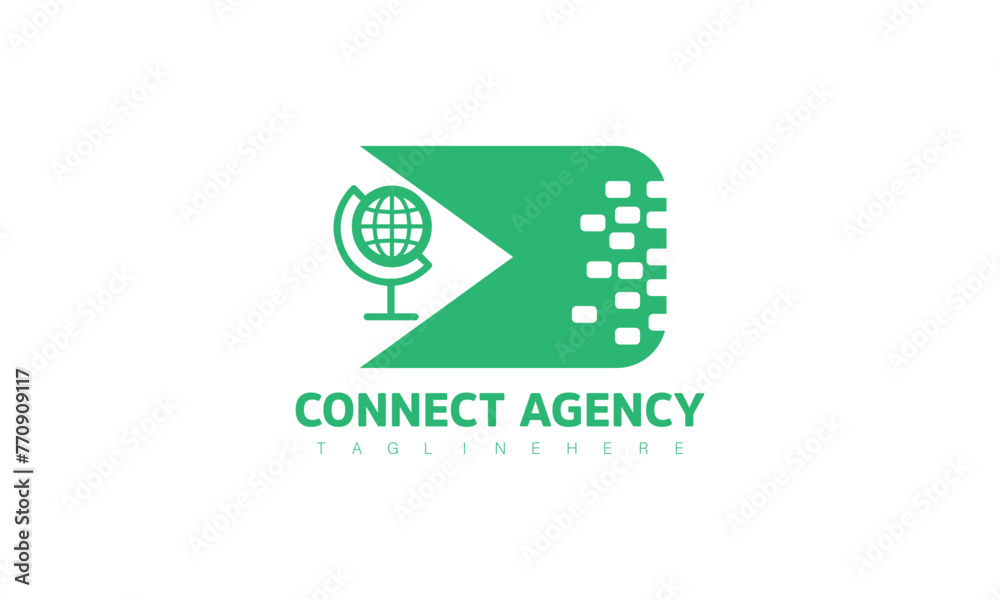 Obraz premium People Connect logo design template. 
